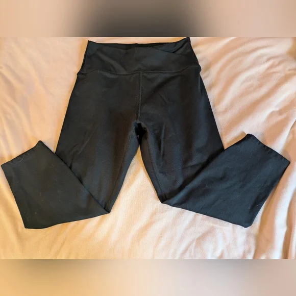 Balance Collection Black Cross Waist Legging Size Large - Picture 2 of 6